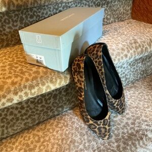 Margaux Leopard Print Flats